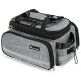 NNEOBA Expandable Rear Rack Bike Bag Trunk Pannier Grey