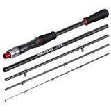 NNEOBA 2.1M Carbon Fiber Casting Rod 6-Section Black