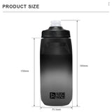 NNEOBA 620ml Bicycle Water Bottle Black
