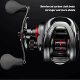NNEOBA 9BB Baitcasting Fishing Reel with Spare Spool Black