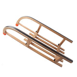 NNEOBA Foldable Wooden Snow Sled - Portable & Modern Design