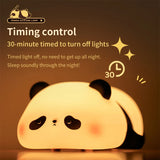 NNEOBA Cute Panda Silicone Night Lamp