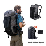 NNEOBA 40+5L Climbing Backpack Black