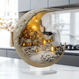 Acrylic Christmas Desktop Ornament 20×17 cm 2D