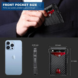 Blocking Men's Pop-Up Card Holder Wallet