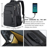 NNEOBA Waterproof Camera Laptop Backpack Black