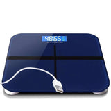 NNEOBA USB Charging Smart Body Weight Scale Blue