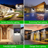 NNEOBA 4 Pcs 3Mode Waterproof 230 LED Solar Motion Sensor Lights