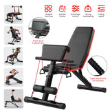 Adjustable Weight Bench with Squat Rack