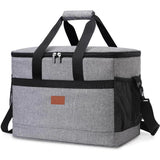 NNEOBA 32L Large Soft Cooler Bag with Hard Liner Grey