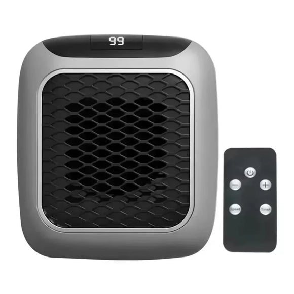 NNEOBA Wall Mounted Mini Bathroom Heater with Remote