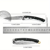 NNEOBA 2pcs Portable Folding Pocket Knife Black