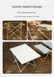 NNEOBA Desert Fox Portable Folding Table