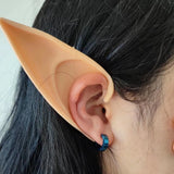 Blonde Brown Elf Cosplay Wig with Ears and Earrings