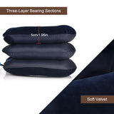 NNEOBA Inflatable Cervical Neck Traction Pillow Pain Relief Device Blue