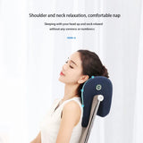 NNEOBA Orthopedic Memory Foam Nap Pillow Neck Support Desk Pillow Blue