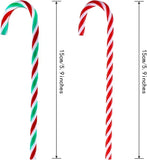 NNEOBA 20-Piece Christmas Candy Cane Acrylic Xmas Tree Hanging Set