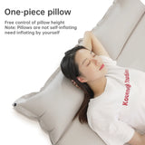 NNEOBA Self-Inflating Camping Mattress with Built-In Pillow Grey