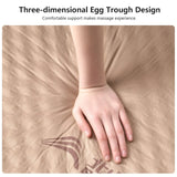 NNEOBA Self-Inflating Camping Air Mattress Thickened Folding Tent Mat Brown