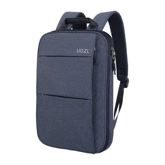 NNEOBA Slim Expandable Laptop Backpack Dark Grey