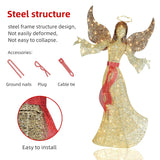 Golden Christmas Angel LED Decoration Light