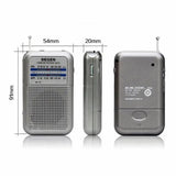 NNEOBA High Sensitivity Semiconductor Radio Grey