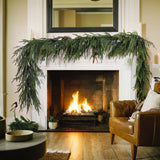 100cm Artificial Norfolk Pine Christmas Wreath Realistic Green Faux