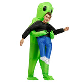 Kids Inflatable Alien Monster Costume – Scary ET Cosplay Outfit for Halloween, Christmas, Thanksgiving, Parties & Festivals