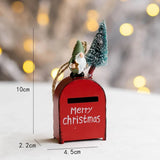 NNEOBA Santa Claus Christmas Hanging Mailbox Ornament – DIY Red