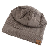 Unisex Fur-Lined Slouchy Winter Beanie Hat