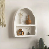 NNEOBA Nordic Arched Wall Cabinet: Stylish Living Room Storage