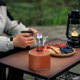 NNEOBA 2PCS Mini Camping Gas Stove Orange
