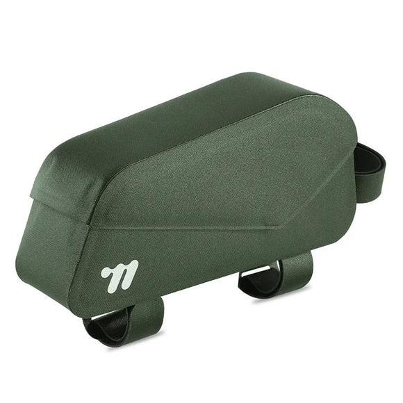 NNEOBA Waterproof Bicycle Top Tube Bag 1L TPU Frame Bag Green