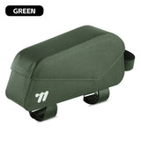 NNEOBA Waterproof Bicycle Top Tube Bag 1L TPU Frame Bag Green