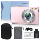 NNEOBA Digital Camera with Autofocus Pink