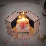 NNEOBA Enchanting Eternal Soap Rose Gift Box with LED Light – A Timeless Gesture