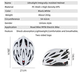 NNEOBA Ultralight Cycling Helmet Shock-AbsorbingWhite