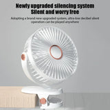 NNEOBA 8000mAh Clip-On Rechargeable Fan