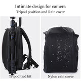 NNEOBA Multi-functional Waterproof Camera Backpack Red