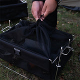NNEOBA Outdoor Tactical Camping Storage Basket Black