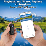 NNEOBA 4K Mini Action Body Camera Thumb-Sized with 32GB TF Card Black