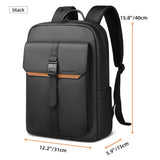 NNEOBA Waterproof 15.6 Flap Laptop Backpack Black