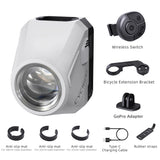 NNEOBA Ultra-Bright 1600 Lumen Bike Headlight Remote White