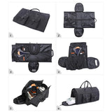 NNEOBA Mens Travel Duffle Bag with Shoe Compartment