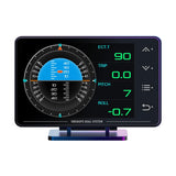 NNEOBA XS HUDGauge–Multi-Function OBD+GPS Car Instrument Black