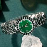 NNEOBA Women's Luxury Watch Jewelry Set with Heart Accents