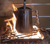 NNEOBA Camping Tea Kettle 1.86L with Titanium Plating Silver
