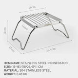 NNEOBA Grill Camping Stainless Steel Brazier