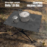 NNEOBA Camping Folding Roll-Up Table Black
