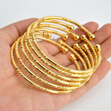 NNEOBA Dubai Bangles Set for Women Jewelry (6Pcs)